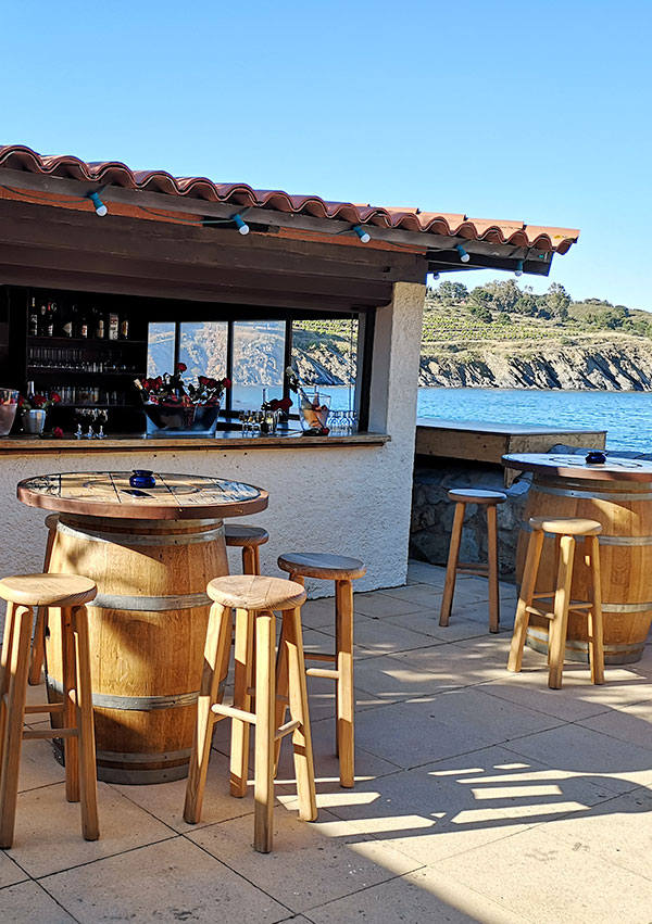 Au sole mio, tapas et plats de poisson à déguster au bord de la plage de paulilles. 